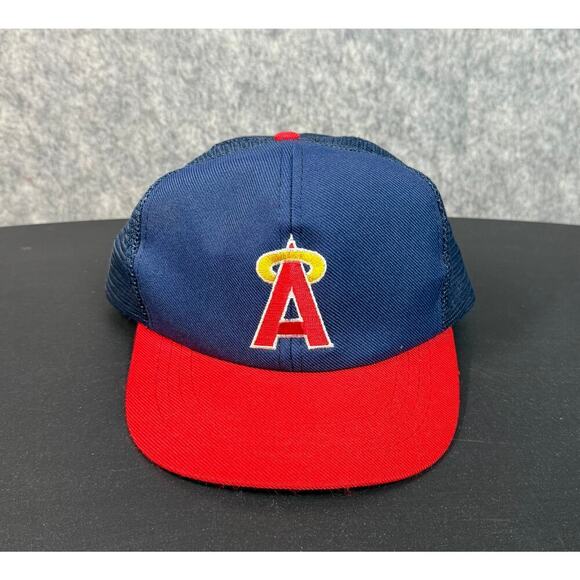 Annco Other - RARE Vintage California Angels MLB ANNCO Trucker Adjustable Snapback Hat EUC